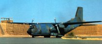 ce C-160 F se prpare  dcoll sur une piste quelque part en Arabie Saoudite