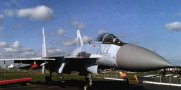 Un Su-35  un salon aronautique